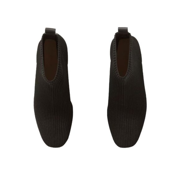 Everlane The Glove Boots in Black New Womens Knit Ankle Bootie - Picture 13 of 15